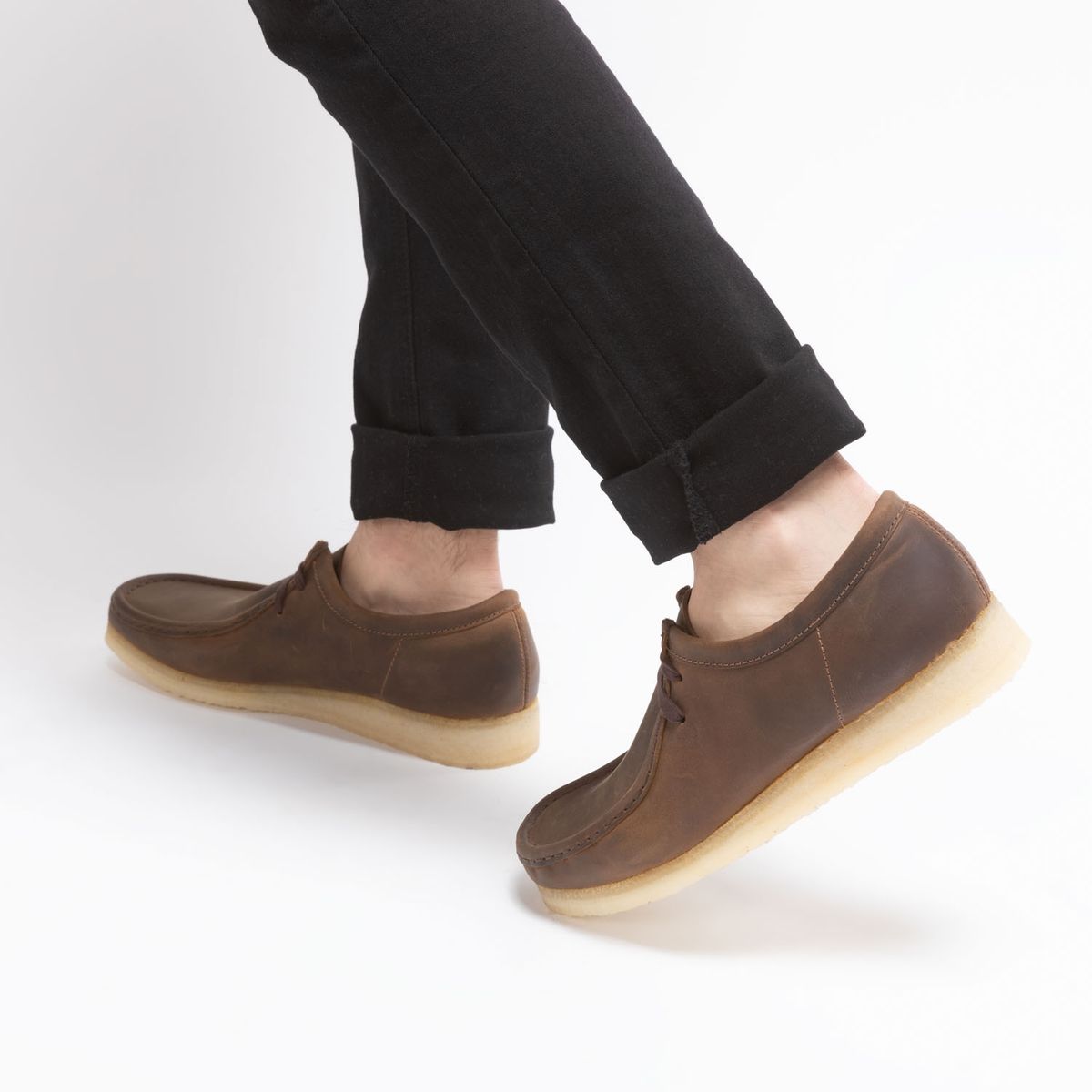 CLARKS - Zapato Casual Hombre Cuero Café Clarks