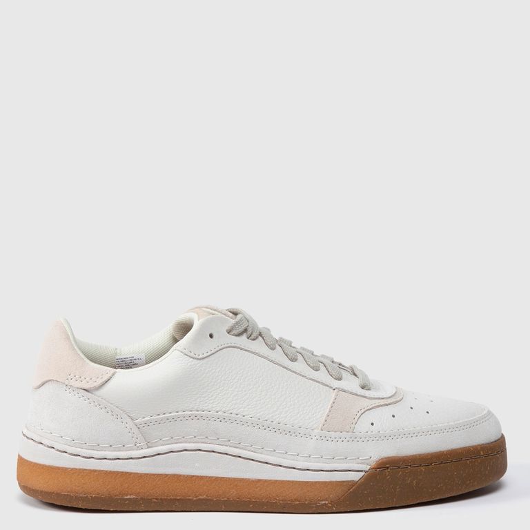 Zapatilla Urbana Cuero Hombre Blanco
