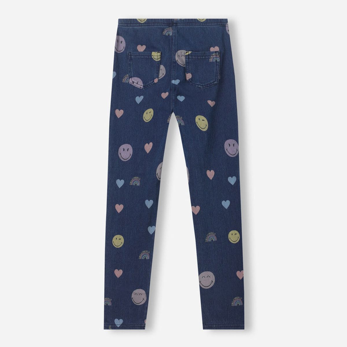 CALZEDONIA - Leggings De Niña Denim Estampado Smiley® Calzedonia