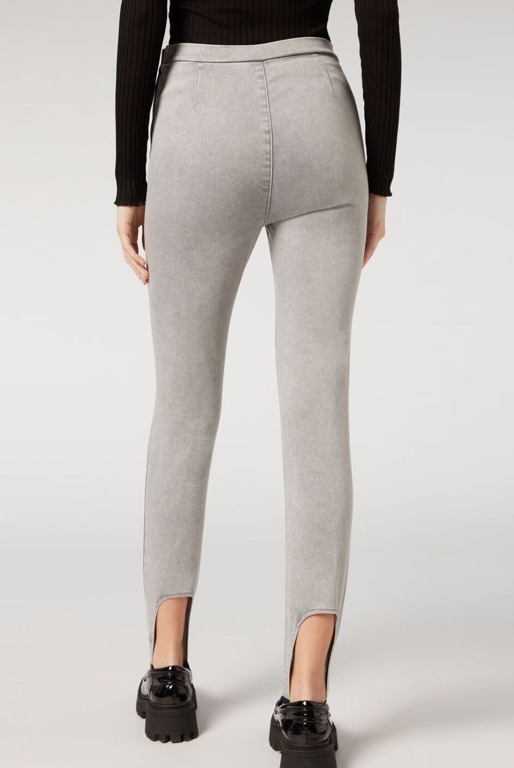 CALZEDONIA - Calzedonia Leggings Denim Con Estribo