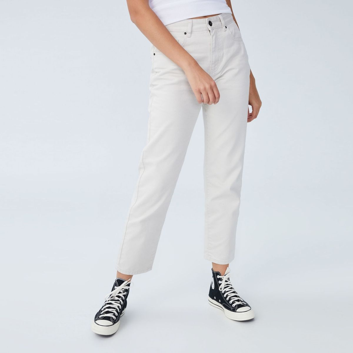 COTTON ON - Jeans Mom Tiro Alto Mujer Cotton On