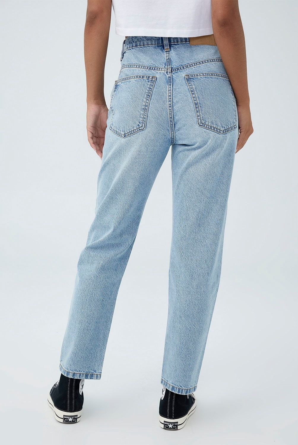 COTTON ON - Jeans Mom Tiro Alto Mujer Cotton On