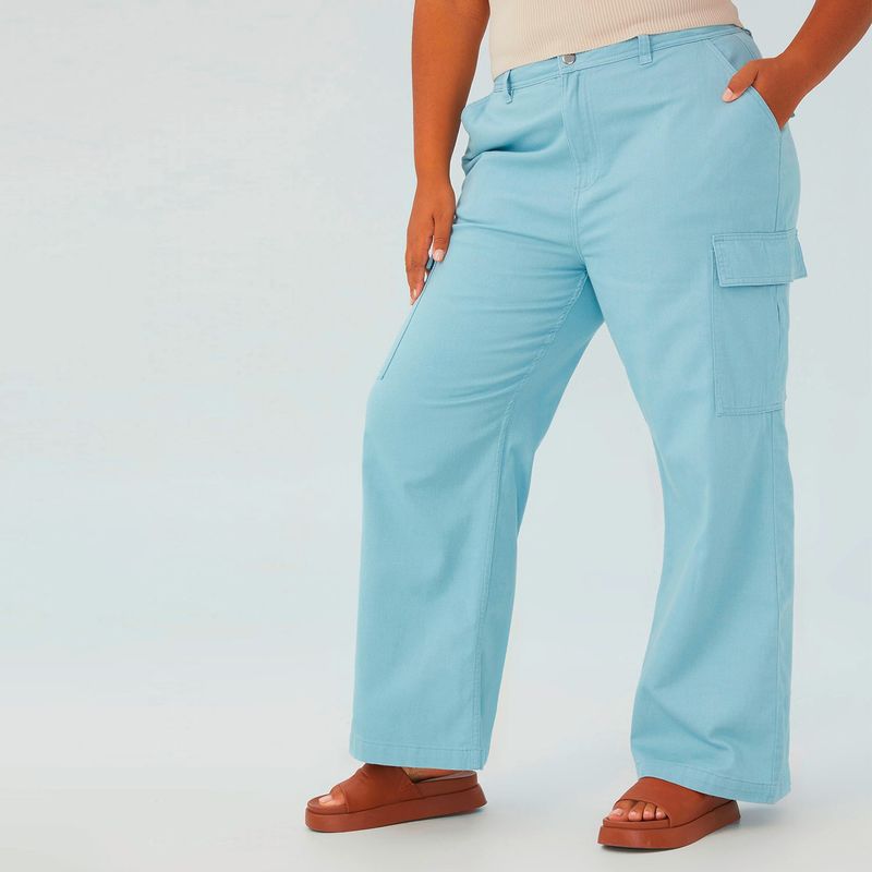 COTTON ON - Pantalon Cargo Curve Mujer Cotton On