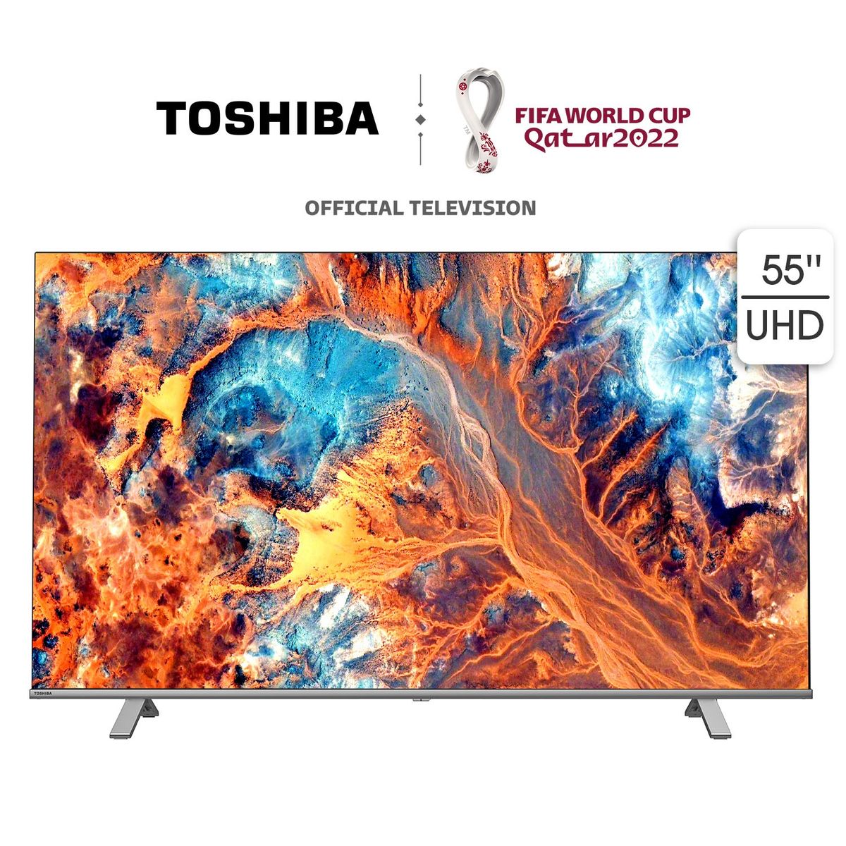 TOSHIBA - LED Smart TV 55" 55C350KB 4K HDR Toshiba