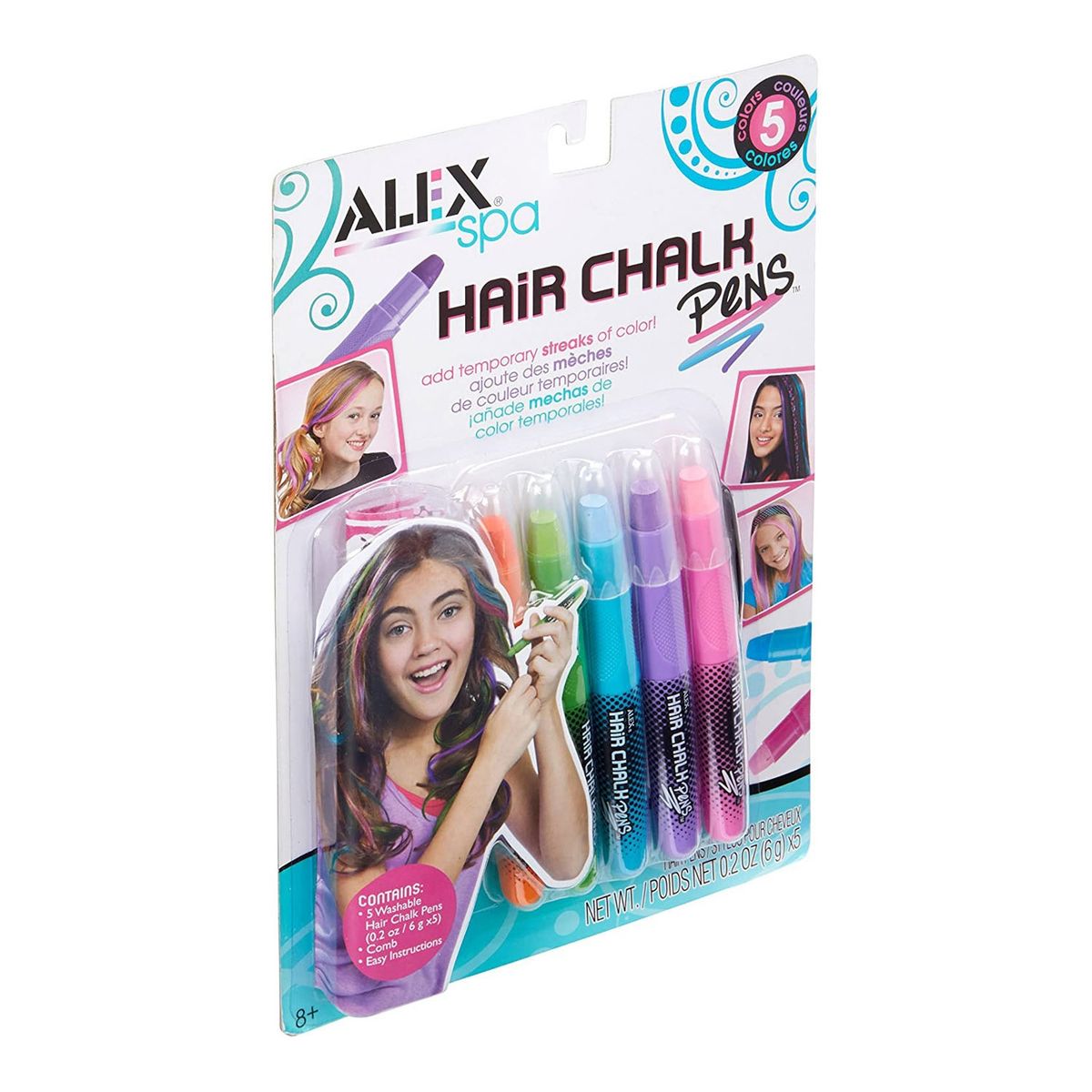 ALEX - Set De Lápices De Tiza Para Pintar Pelo Alex