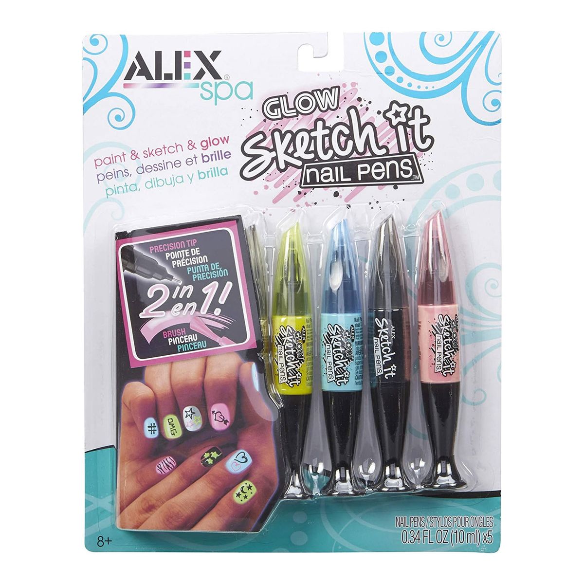 ALEX - Toys Set Glow Para Pintar Uñas Alex