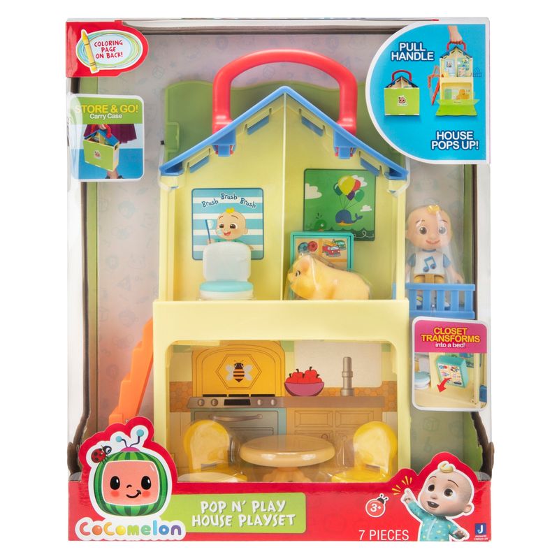 COCOMELON - Figura De Acción Medium Playset S Pop N Play House Cocomelon