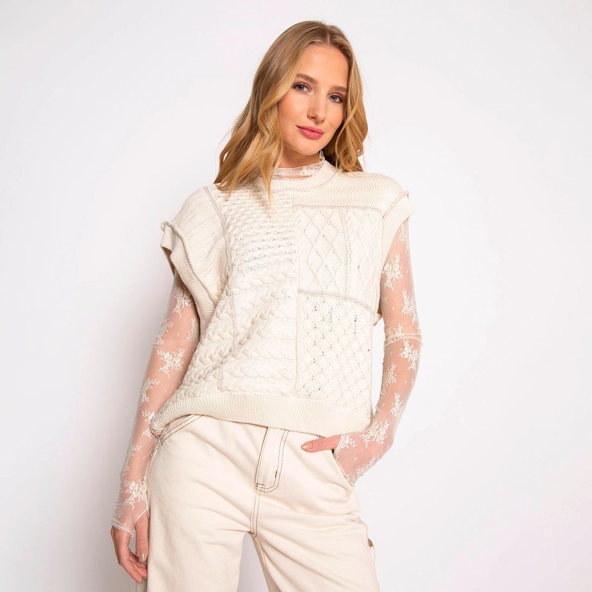 FREE PEOPLE - Free People Sweater Vest Mujer