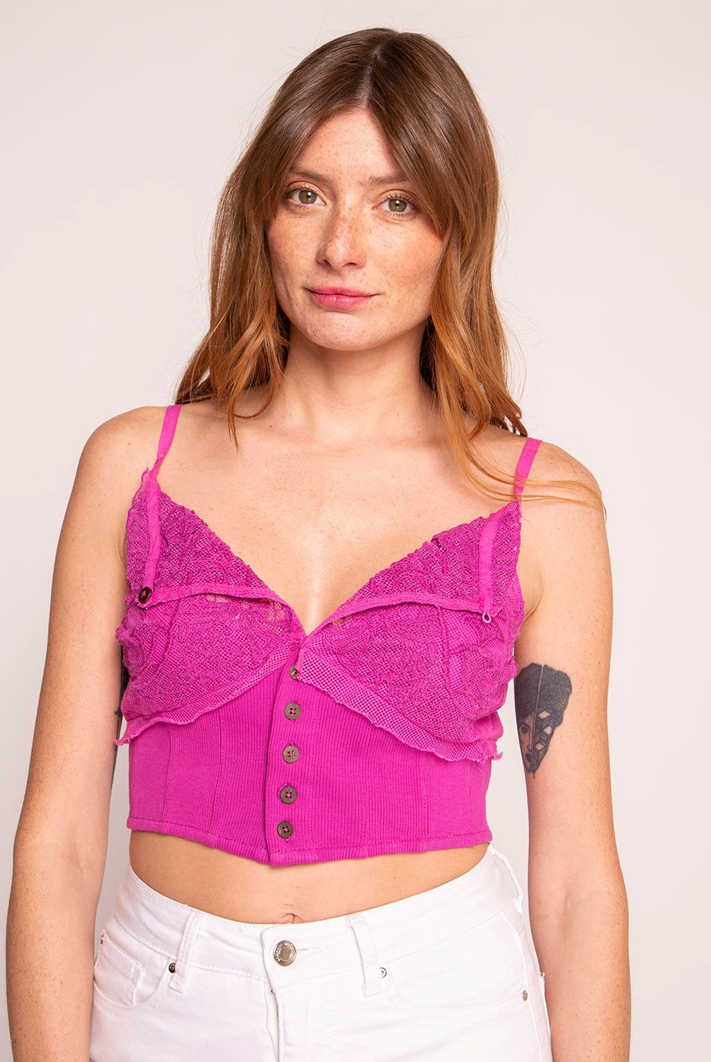 FREE PEOPLE - Crop Top Mujer Free People