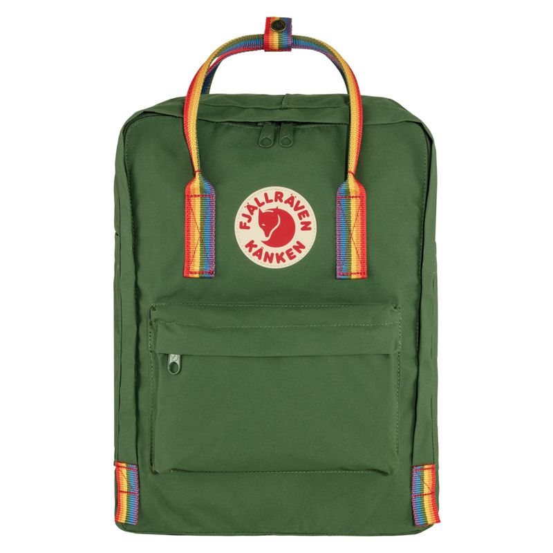 FJALLRAVEN - Mochila Kanken Rainbow Pattern Spruce Green Unisex Fjallraven