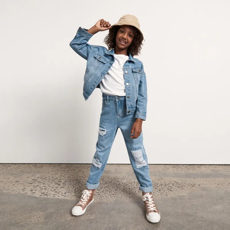 COTTON ON - Chaqueta Denim Oversided Niña Cotton On