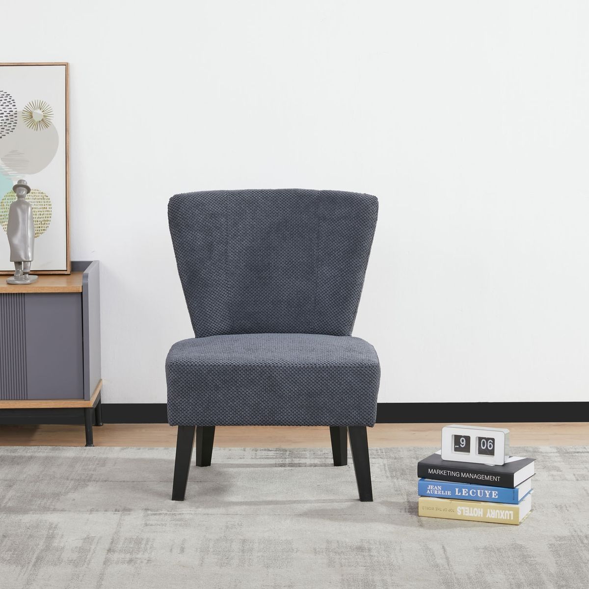 FMFURNITURE - Poltrona Grecia Gris FmFurniture