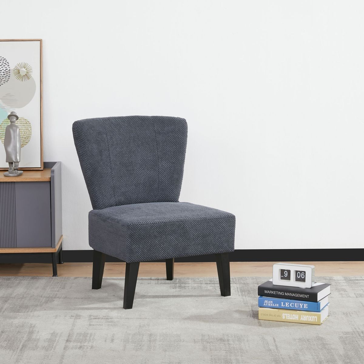 FMFURNITURE - Poltrona Grecia Gris FmFurniture