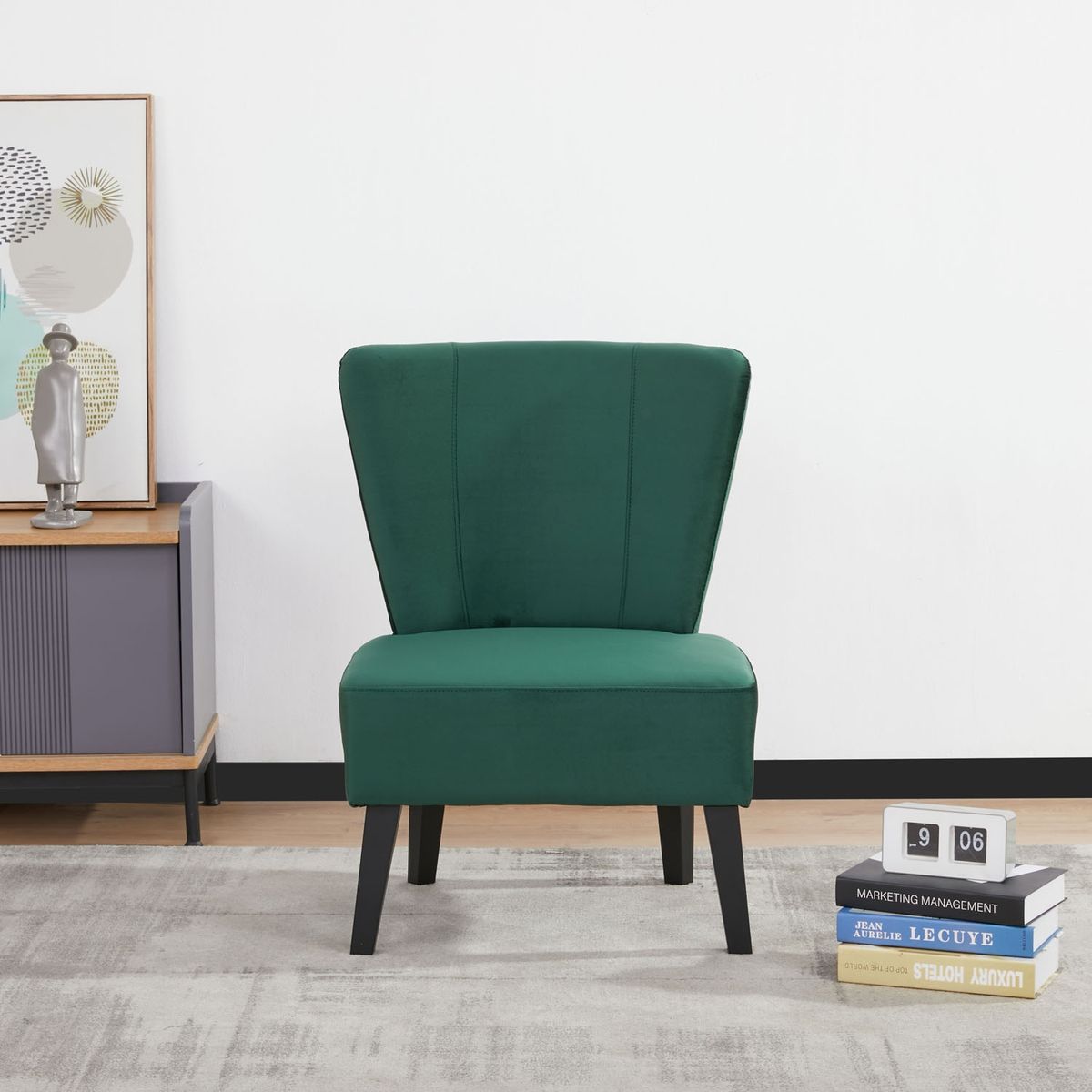 FMFURNITURE - Poltrona Grecia Verde FmFurniture