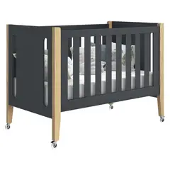 KIDSCOOL - Cuna 23265Boom 3en1 Grafito Natural