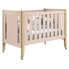 KIDSCOOL - Cuna 20265 Boom 3en1 Rosa Natural