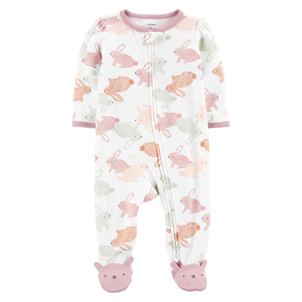 CARTER'S - Pijama Algodón Estampado Conejos Bebé Niña Carter's