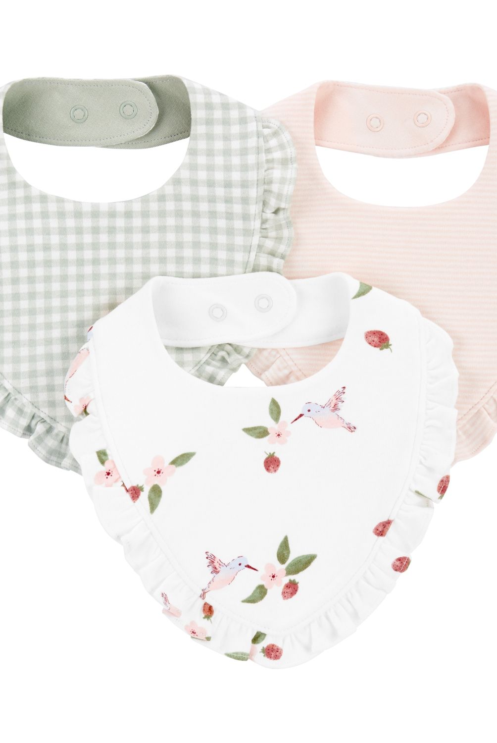 CARTER'S - Babero Pack 3 Unidades Bebé Niña Carter's
