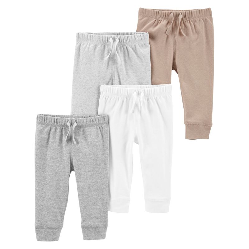 CARTER'S - Buzo Algodón Pack 4 Unidades Unisex Bebé Carter's