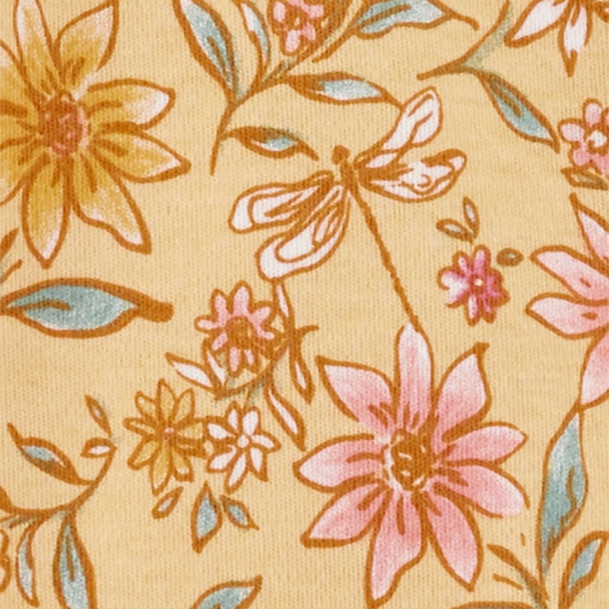 CARTER'S - Pijama Algodón Flores Cierre Bidireccional Bebé Niña Carter's