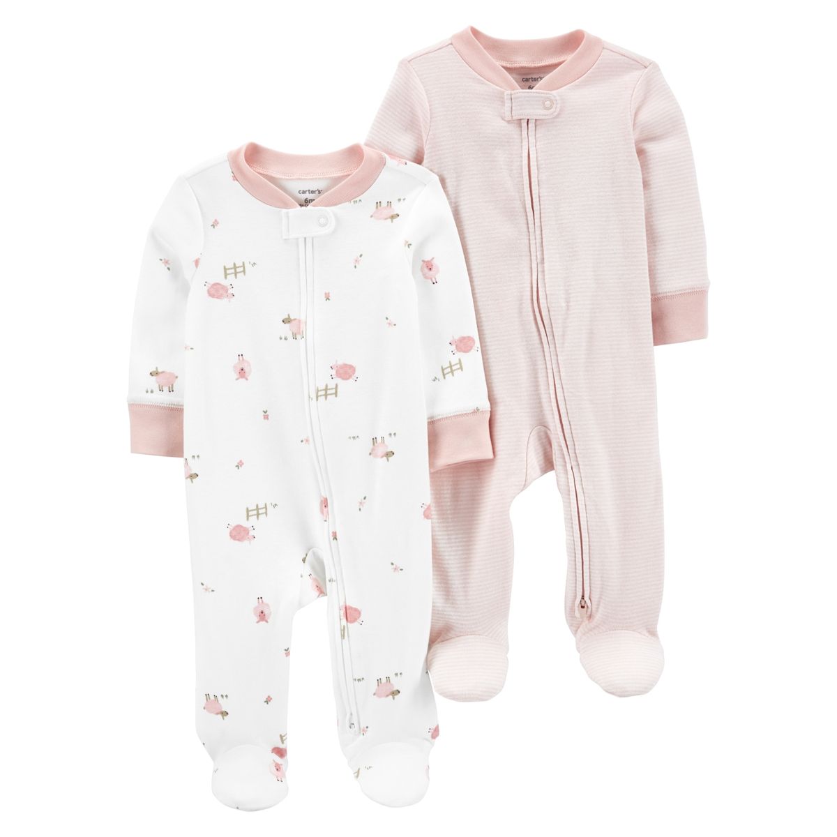 CARTER'S - Pijama Algodón Pack 2 Unidades Bebé Niña Carter's