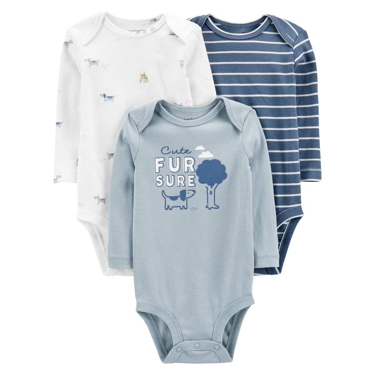 CARTER'S - Body Algodón Pack 3 Unidades Bebé Niño Carter's