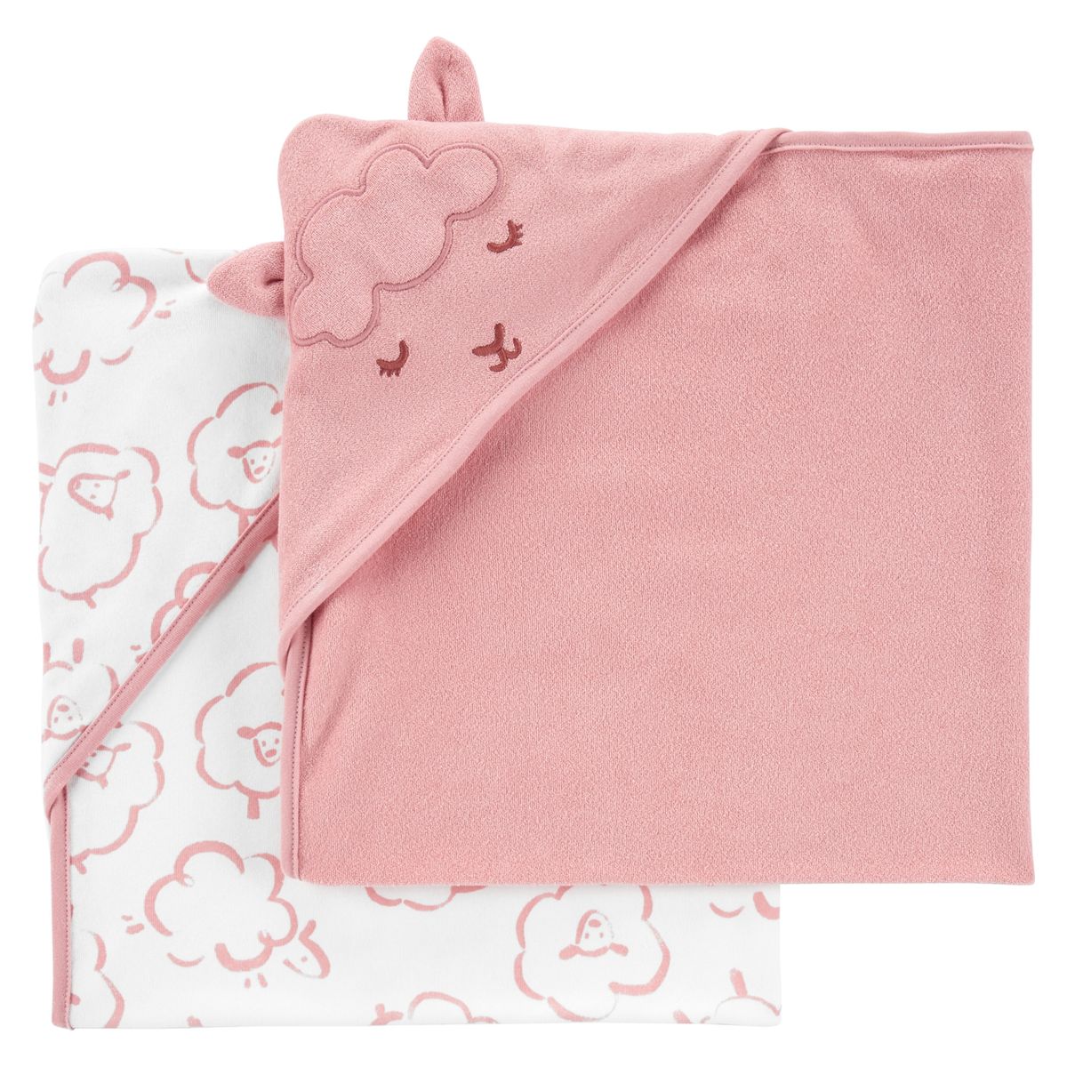 CARTER'S - Toalla Con Capucha Pack 2 Unidades Bebé Niña Carter's