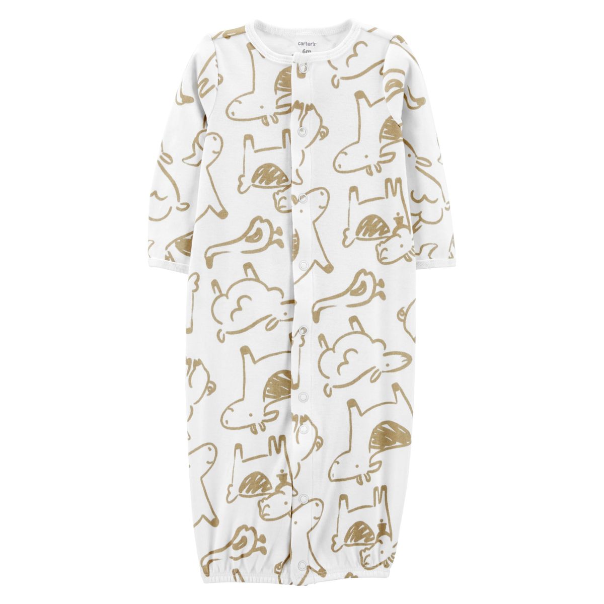 CARTER'S - Conjunto 3 Piezas Enterito Algodón Convertible, Calcetines y Gorro Unisex Bebé Carter's