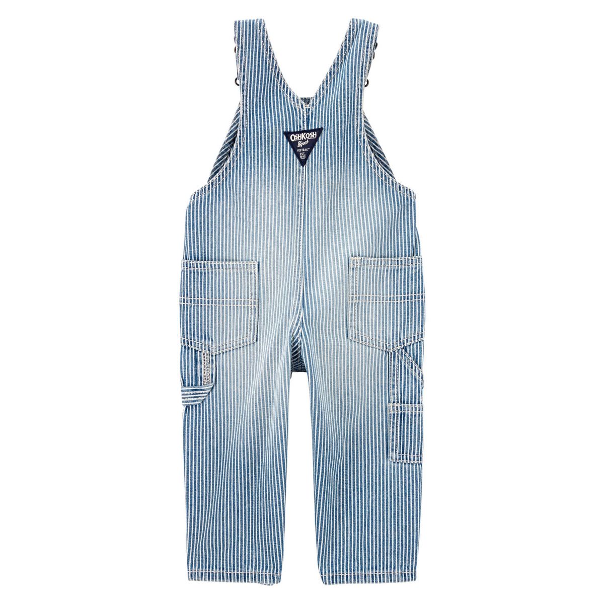 OSHKOSH - Jardinera Mezclilla Rayas Bebé Niño Oshkosh