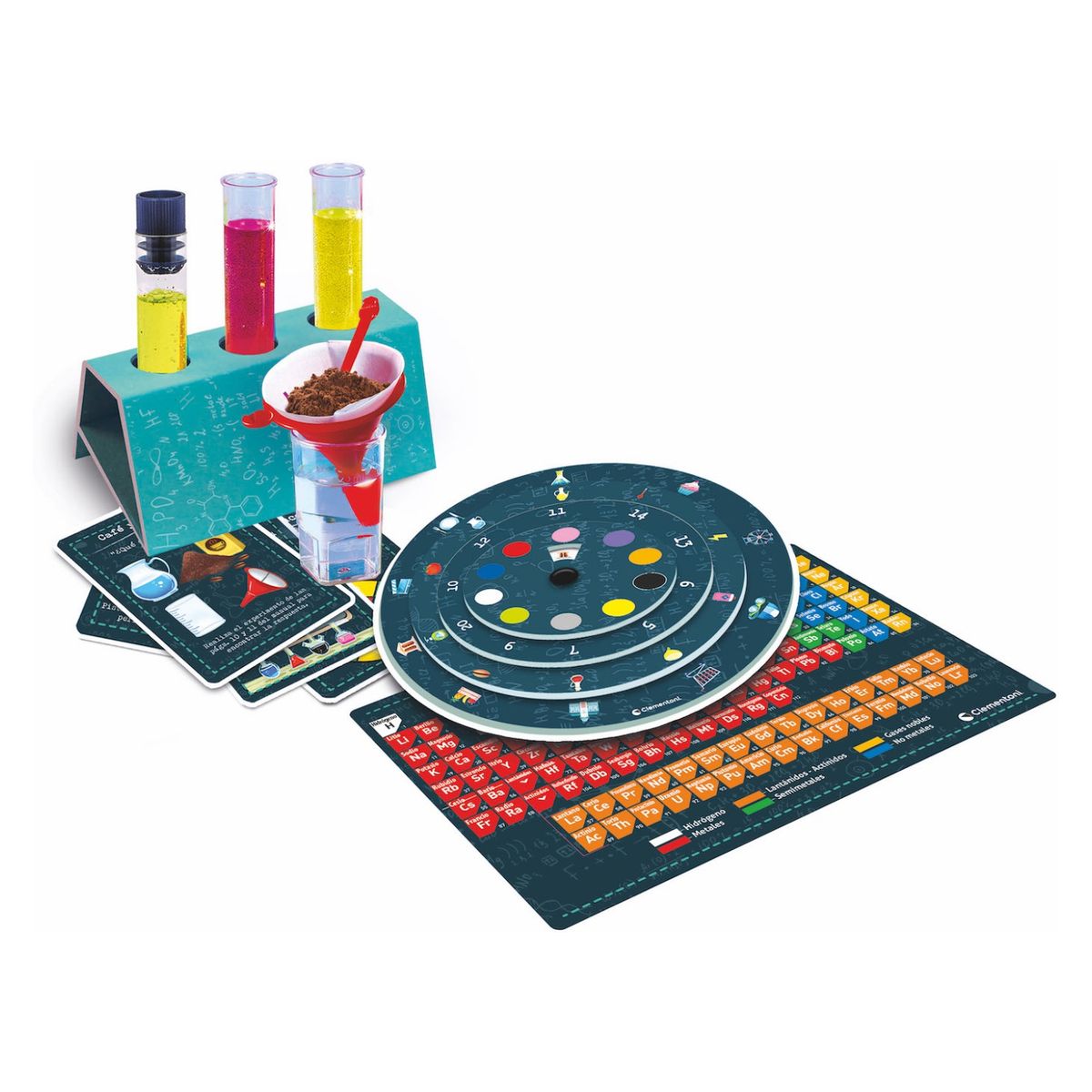 CLEMENTONI - Clementoni Juego De Ciencias Para Niños Ciencia Laboratorio Quimica Misteri