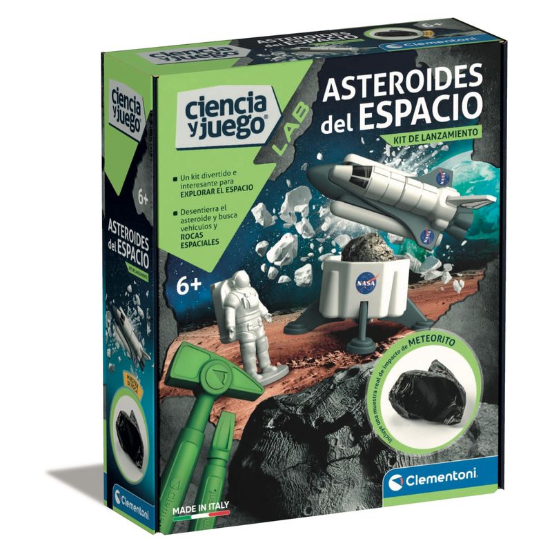 CLEMENTONI - Juego De Ciencias Para Niños Nasa Kit De Lanzamiento Clementoni