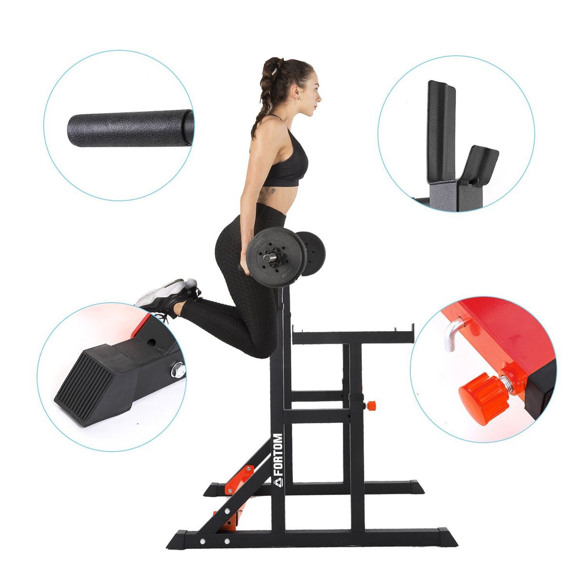 FORTOM - Rack Multifuncion Ajustable Dips