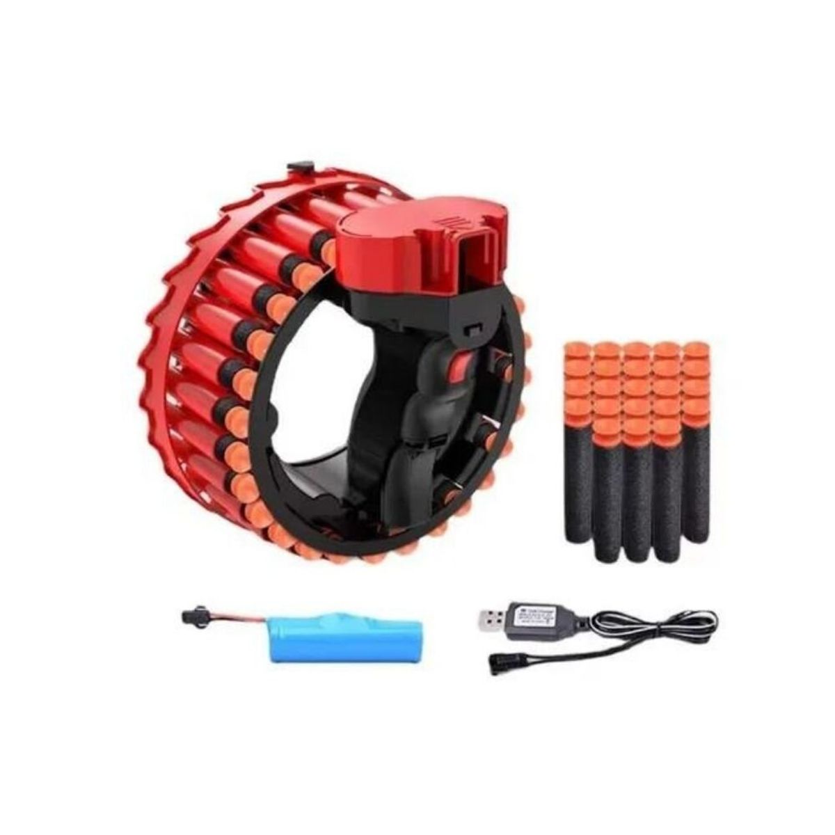 GENERICO - Pistolas Nerf Automatica Recargable 28 Dardos