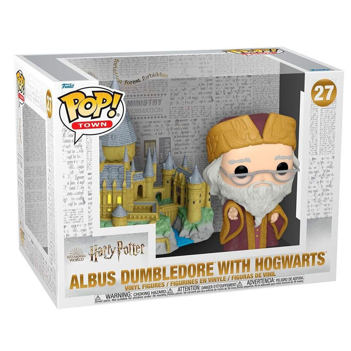 FUNKO - Funko Pop Town: Harry  Dumbledore In Hogwarts