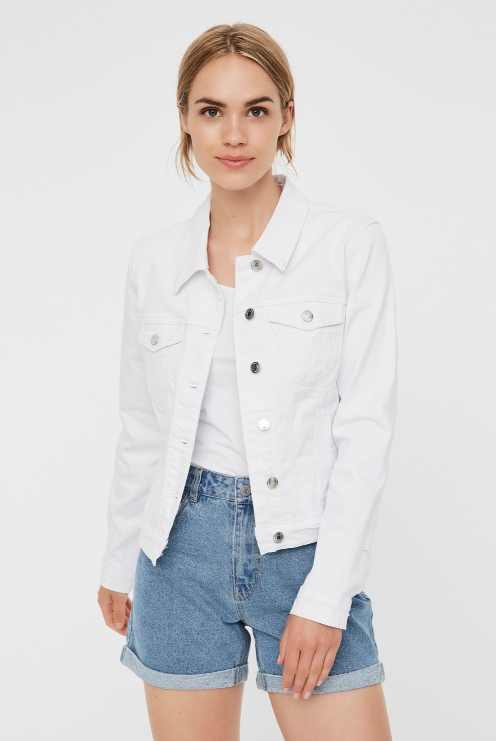 VERO MODA - Vero Moda Chaqueta Denim Algodón Mujer