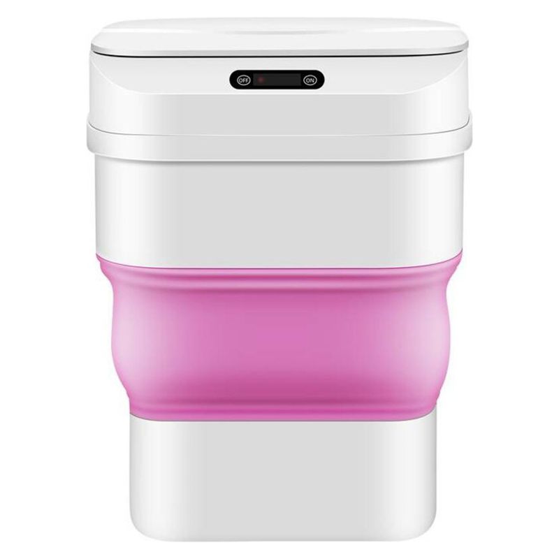 GENERICO - Papelera Basurero con Sensor Inteligente Rosado