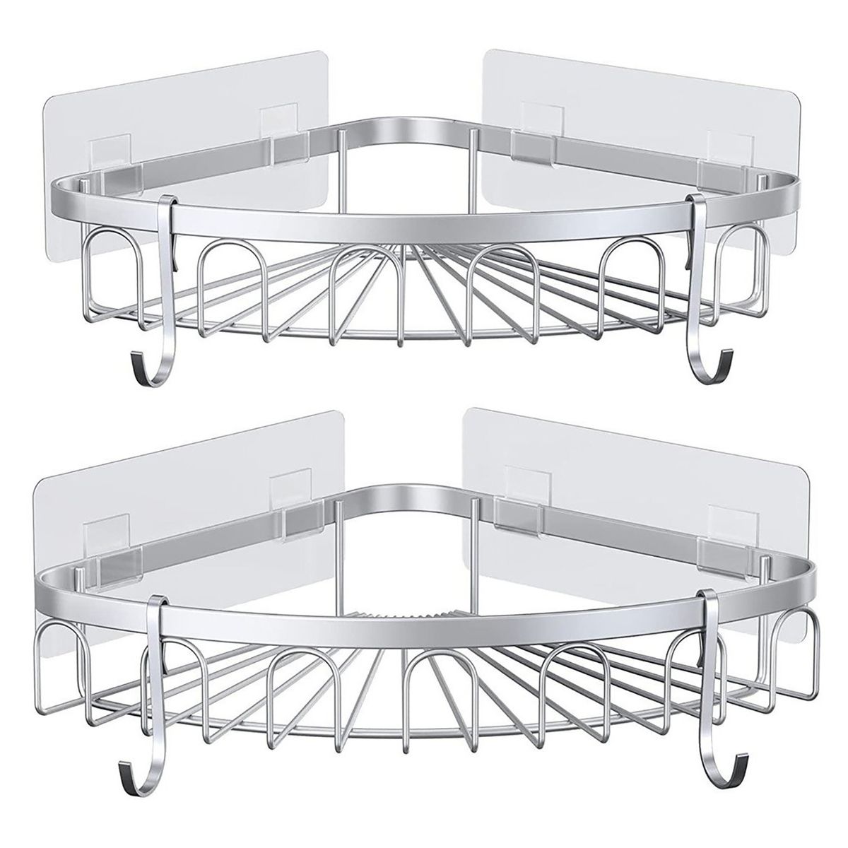 CASATUA - Esquinero Organizador Ducha Baño Set 2 Inoxidable