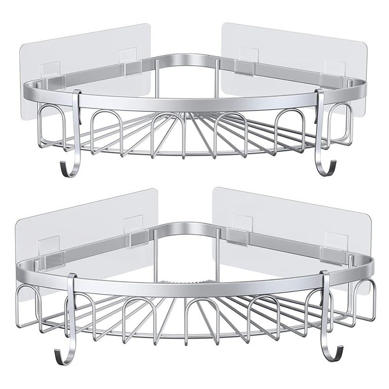 CASATUA - Esquinero Organizador Ducha Baño Set 2 Inoxidable