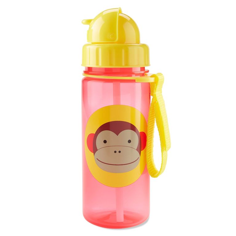 Zoo Straw Bottle Pp Monkey 17,78X6,9X17,78