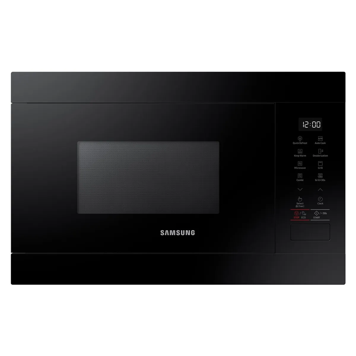 SAMSUNG - Microondas Empotrado 22 lt MG22M8054AK/ZS Negro Samsung
