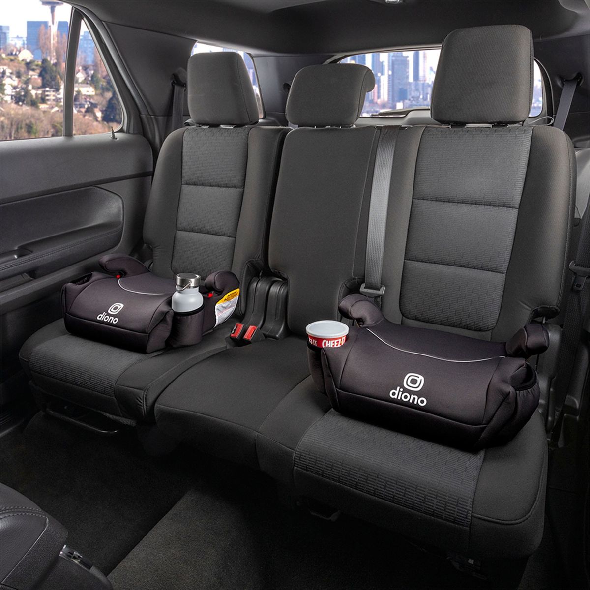 DIONO - Pack de 2 Alzadores Solana Negro Diono