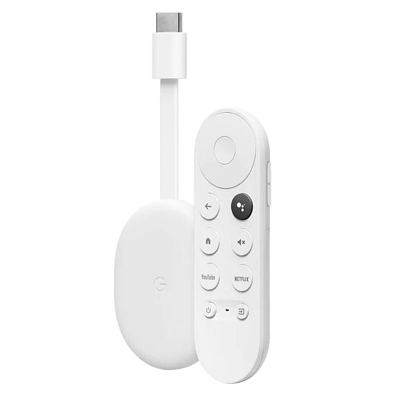 GOOGLE - Reproductor de Streaming Google Chromecast 4 4K Bl