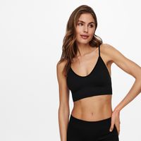 Crop Top Cuello V Mujer