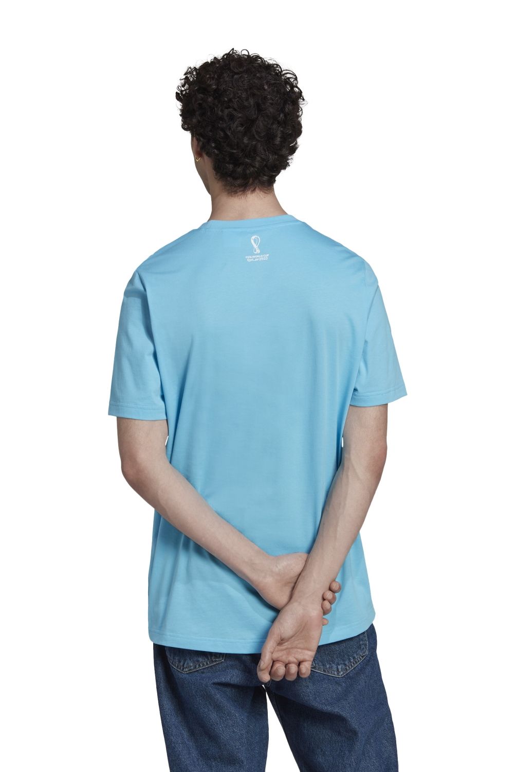 ADIDAS - Polera Deportiva Manga Corta Argentina Hombre Adidas