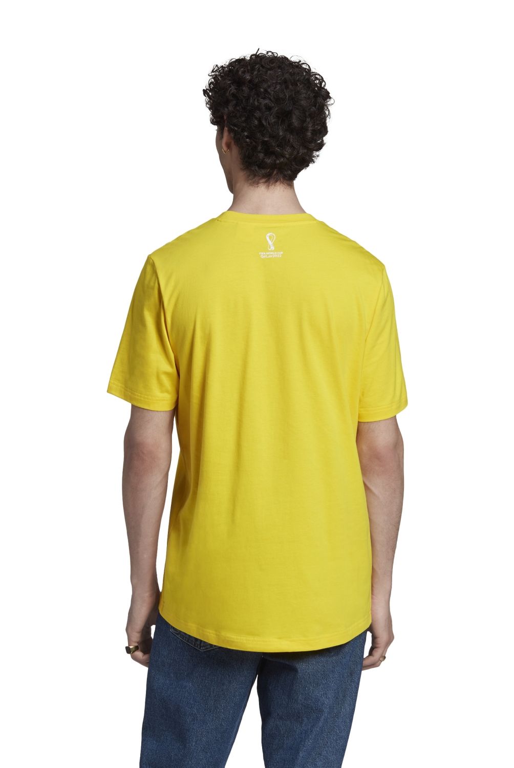 ADIDAS - Polera Deportiva Manga Corta Brasil Hombre Adidas