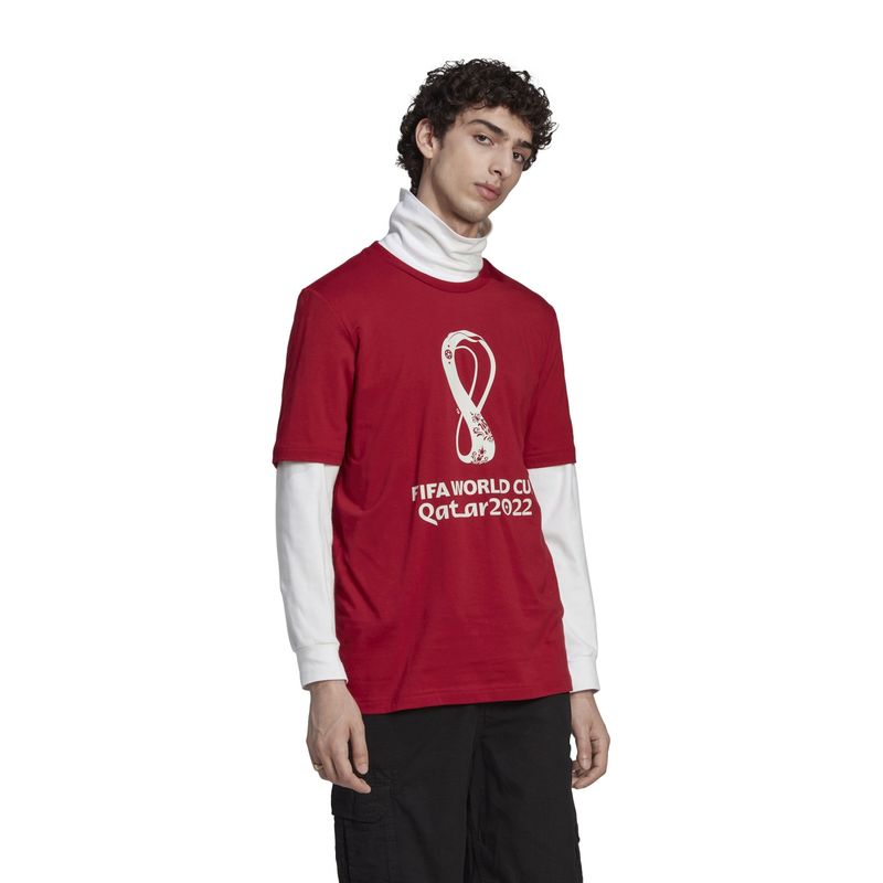 ADIDAS - Polera Deportiva Manga Corta Qatar Hombre Adidas