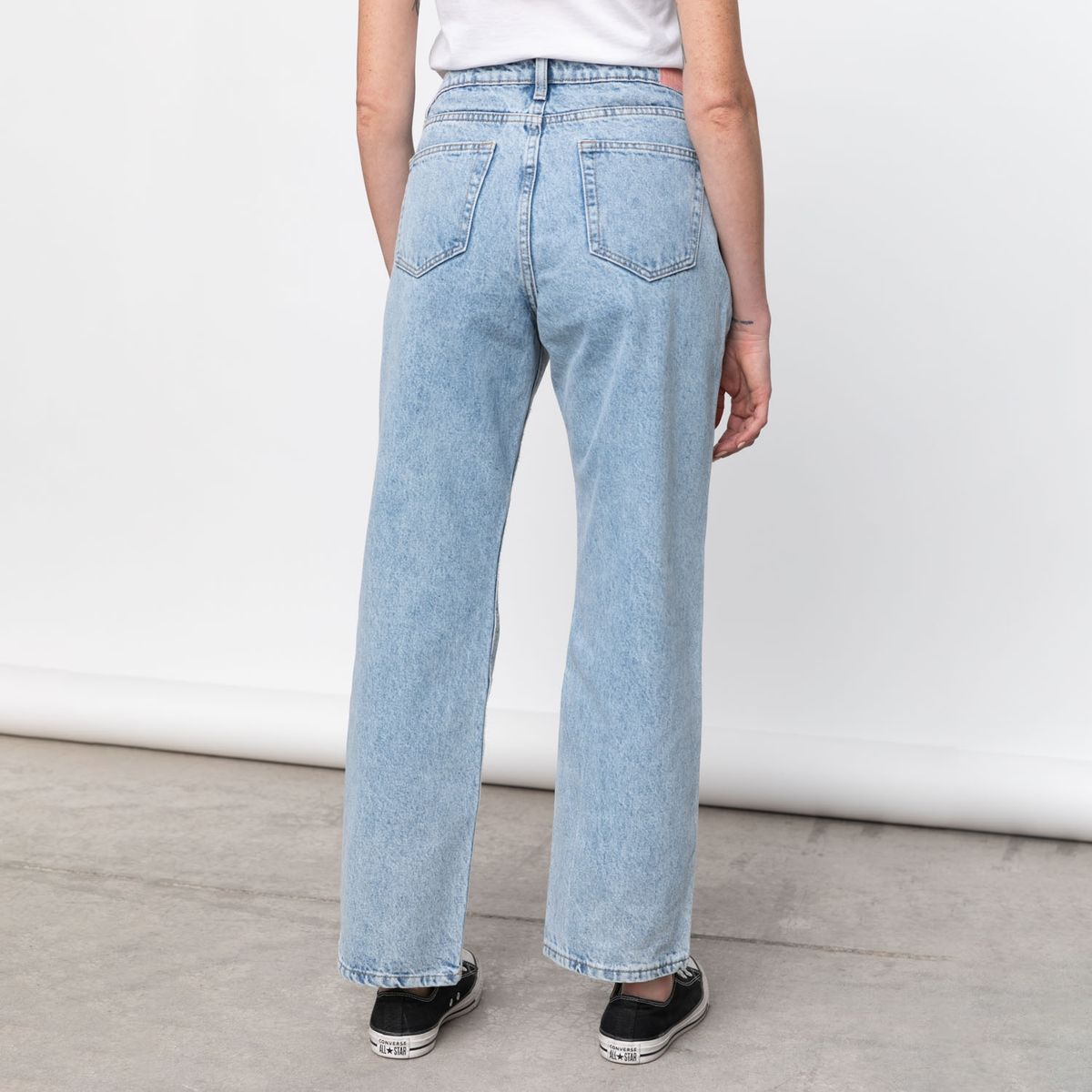 ONLY - Jeans Algodón Wide Leg Tiro Alto Mujer Only