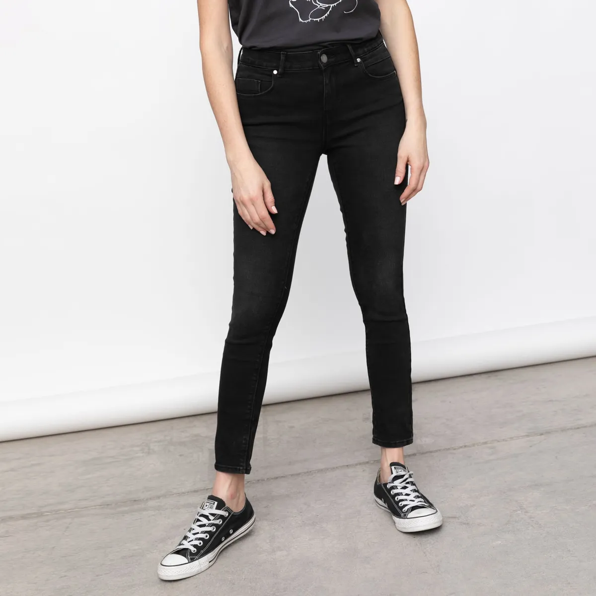 ONLY - Jeans Push Up Tiro Alto Mujer Only