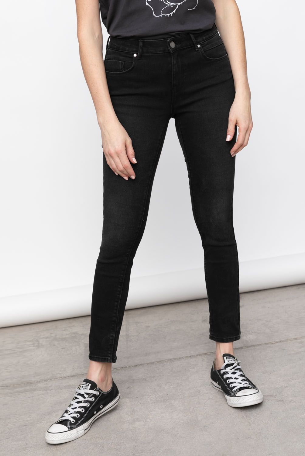 ONLY - Jeans Push Up Tiro Alto Mujer Only