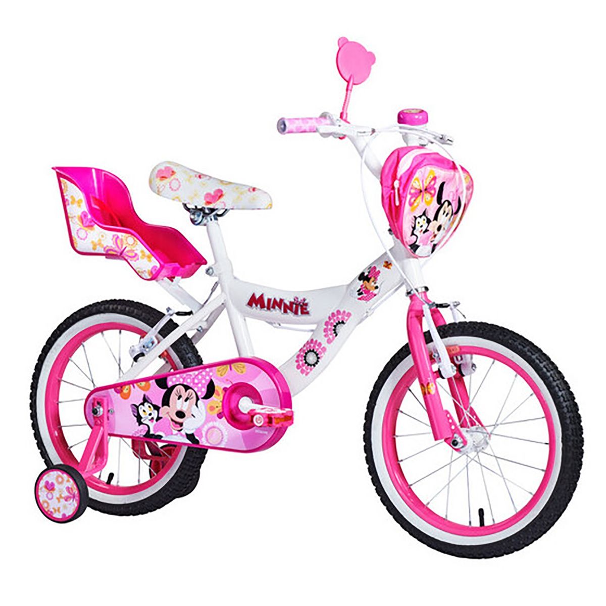 LAHSEN - Bicicleta Infantil Minnie Aro 16 Blanco